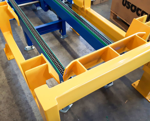 chain conveyor orange