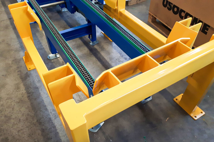 chain conveyor orange