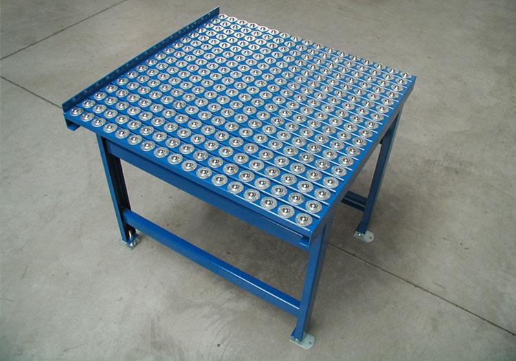 ball roller table blue