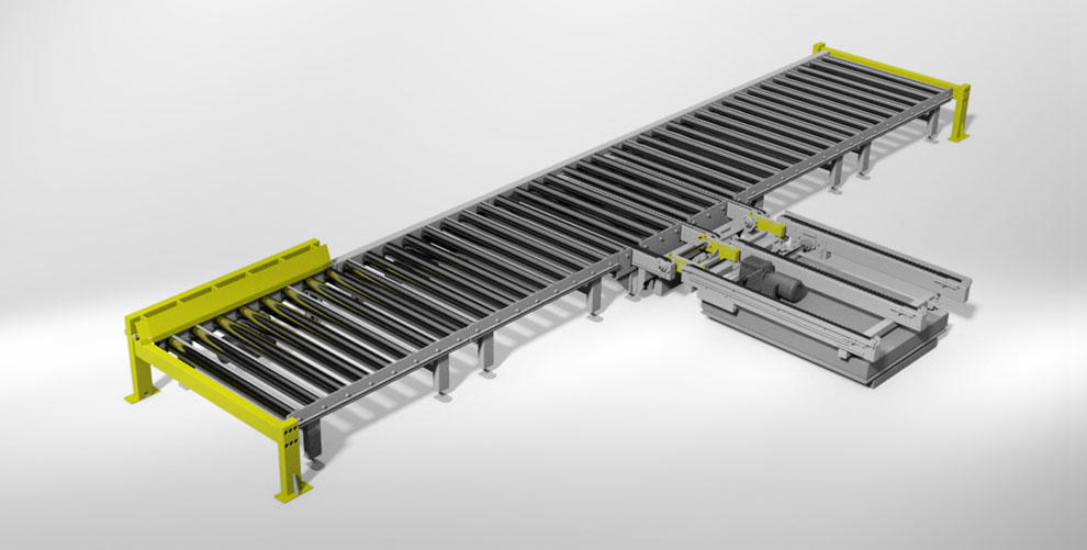 conveyor system for pallets