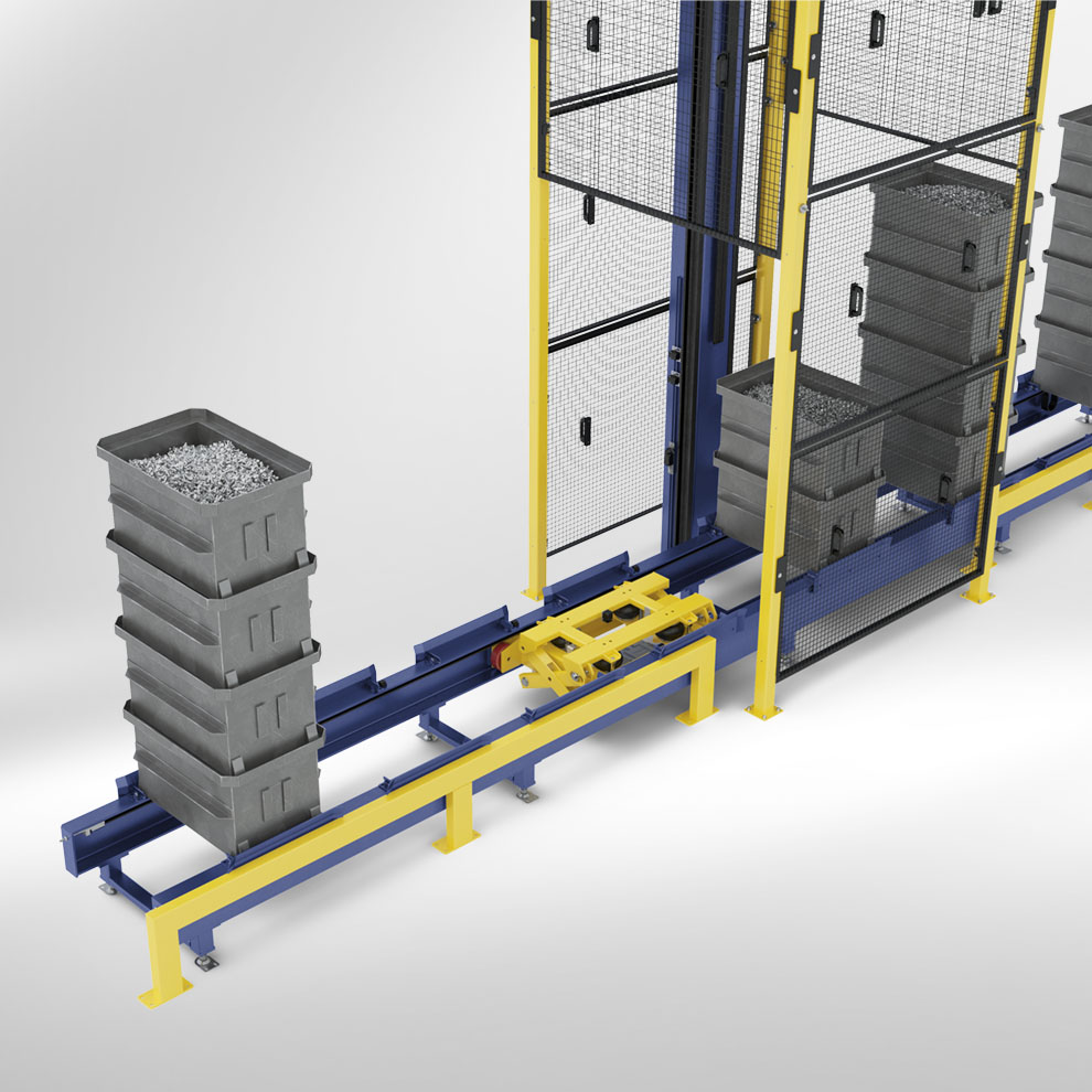 conveyor system with flexshuttle