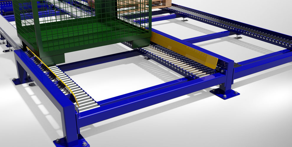 conveyor system with conveyor belts