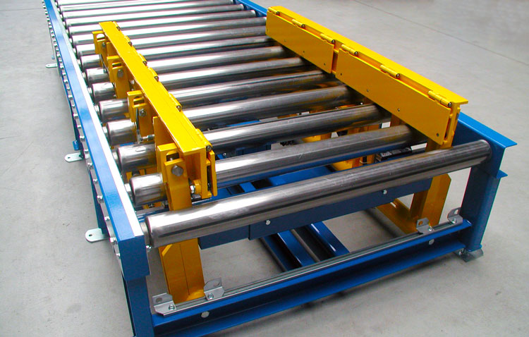 Roller conveyor Centring unit