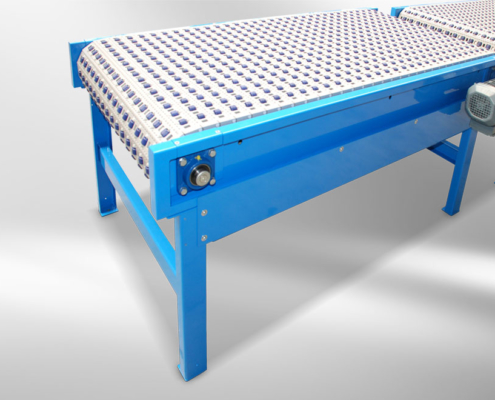 apron conveyor blue